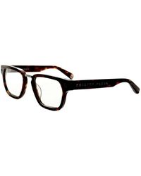 Philipp Plein - Tortoiseshell-Effect Square-Frame Glasses - Lyst