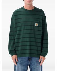 Carhartt - L/S Cardona Striped-Print Long-Sleeve T-Shirt - Lyst