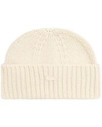 Lacoste - Ribgebreide Muts - Lyst
