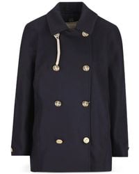 Camplin - Double-Breasted Anchor-Button Coat - Lyst