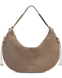 Coccinelle - Large Thess Suede Shoulder Bag - Lyst