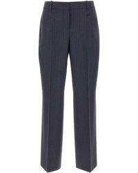 BOSS - Pinstripe Trousers - Lyst