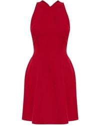 Versace - Wool Blend Dress - Lyst