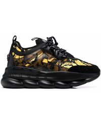 Versace - Chain reaction sneakers - Lyst