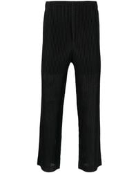 Homme Plissé Issey Miyake - Mc March Pleated Straight-leg Trousers - Lyst