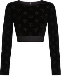 Dolce & Gabbana - Dna Dg-Jacquard Sweatshirt - Lyst