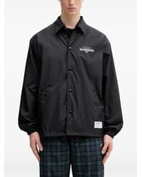 Neighborhood - Logo-Print Drawstring Jacket - Lyst