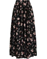 Dolce & Gabbana - Floral-Print Midi Skirt - Lyst