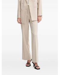 Bruuns Bazaar - Abrikotbbeleza Broek Met Krijtstreep - Lyst
