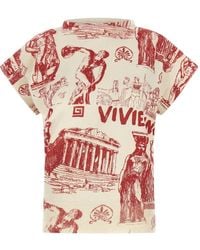 Vivienne Westwood - Justine Graphic-Print Top - Lyst