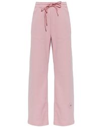 adidas By Stella McCartney - X Stella Mccartney Drawstring Wide-Leg Trousers - Lyst