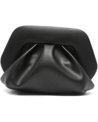 THEMOIRÈ - Small Bios Ruched-Top Clutch Bag - Lyst