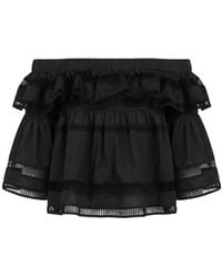 CHRISTY LYNN - Angela Ruffled Off-The-Shoulder Top - Lyst