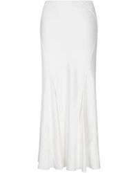 Giorgio Armani - Panelled Midi Skirt - Lyst