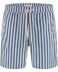 Jacob Cohen - Striped Elasticated-Waistband Swim Shorts - Lyst