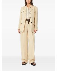 Max Mara - Band-Collar Shirt - Lyst