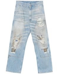 MM6 by Maison Martin Margiela - ダメージ ジーンズ - Lyst