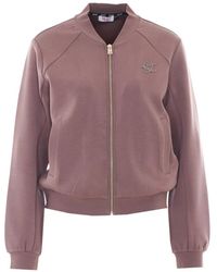 Liu Jo - Sequin-Embellished Zip-Up Sweater - Lyst