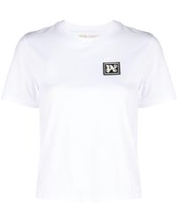 Palm Angels - T-shirt 'ski club' blanc - Lyst