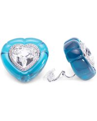 Swarovski - Dulcis Heart-Shape Earrings - Lyst