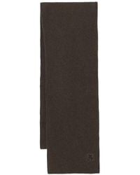 Marc O' Polo - Ribbed-Knit Logo-Embroidered Scarf - Lyst
