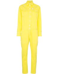 yellow mechanic jumpsuit