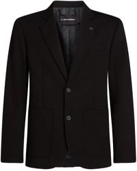 KARL LAGERFELD - Tailored Punto Blazer - Lyst