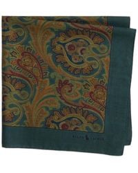Polo Ralph Lauren - Paisley-Pattern Pocket Square - Lyst