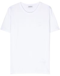 Dondup - T-Shirt mit Logo-Stickerei - Lyst