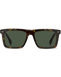 BOSS - Square-Frame Sunglasses - Lyst