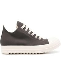 Rick Owens - Lido Lace-up Canvas Sneakers - Lyst