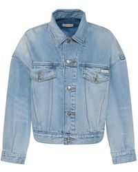 Calvin Klein - Veste En Jean À Patch Logo - Lyst