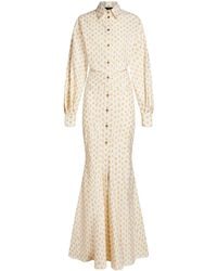 Etro - Patterned-jacquard Mermaid Gown - Lyst