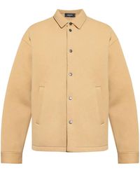 DSquared² - Logo-Embossed Cotton Shirt Jacket - Lyst