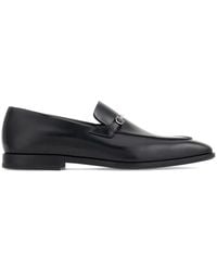 Ferragamo - Gancini-Charm Leather Mocassin Loafers - Lyst