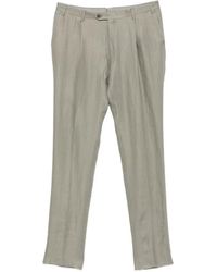 Corneliani - Pleated Pressed-Crease Trousers - Lyst