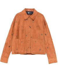 Luisa Cerano - Embellished Suede Jacket - Lyst