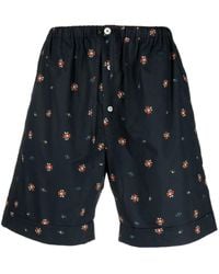 Nick Fouquet - Graphic-Print Drawstring Shorts - Lyst