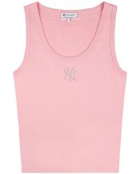 Sporty & Rich - Yankees Krystal Cropped Tank Top - Lyst