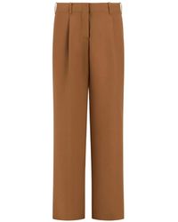 Herno - Flannel Touch Trousers - Lyst