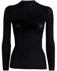 Balenciaga - Crew-Neck Knitted Jumper - Lyst