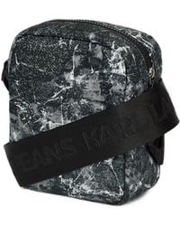 KARL LAGERFELD - All-Over Print Logo Cross Body Bag - Lyst