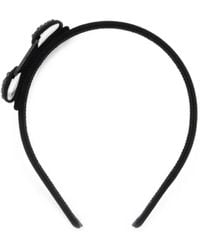 Ferragamo - Vara Bow Crystal-Embellished Headband - Lyst