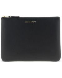 Comme des Garçons - Embossed Logo Zip Wallet - Lyst