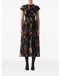 Jason Wu - Michelle Floral-Print Midi Dress - Lyst