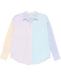 MC2 Saint Barth - Chemise Rayée À Manches Longues - Lyst