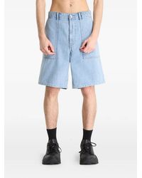 Calvin Klein - Patch-Pocket Denim Shorts - Lyst