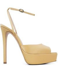 Andrea Wazen - Loulou Platform Sandals - Lyst