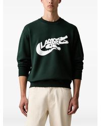 Lacoste - Logo-Print Sweatshirt - Lyst