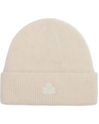 Isabel Marant - Peeta Logo-Patch Beanie Hat - Lyst